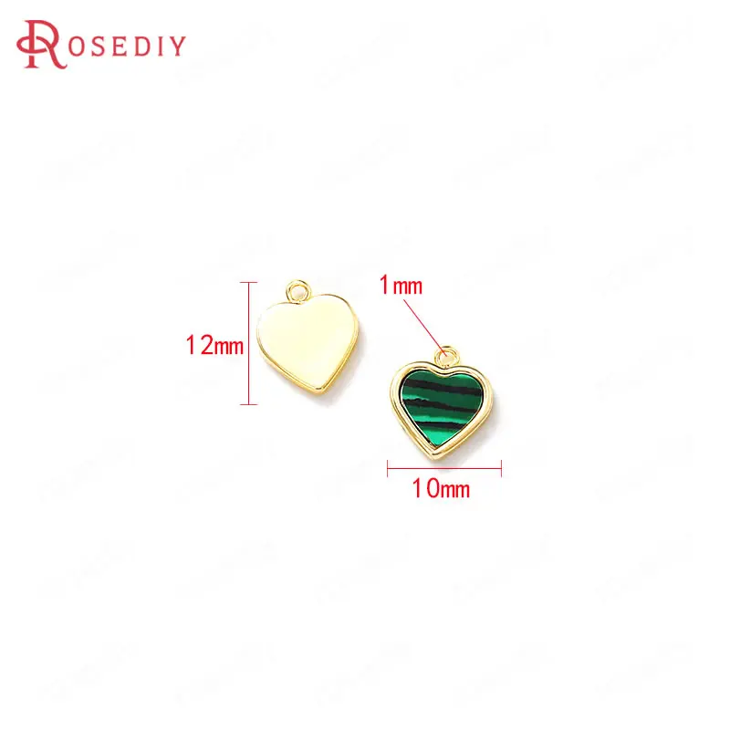 (38992)4PCS 10x12MM 24K Gold Color Brass Heart Charms Pendants Jewelry Making Supplies Diy Findings Accessories
(38992)4PCS 10x12MM 24K Gold Color Brass Heart Charms Pendants Jewelry Making Supplies Diy Findings Accessories