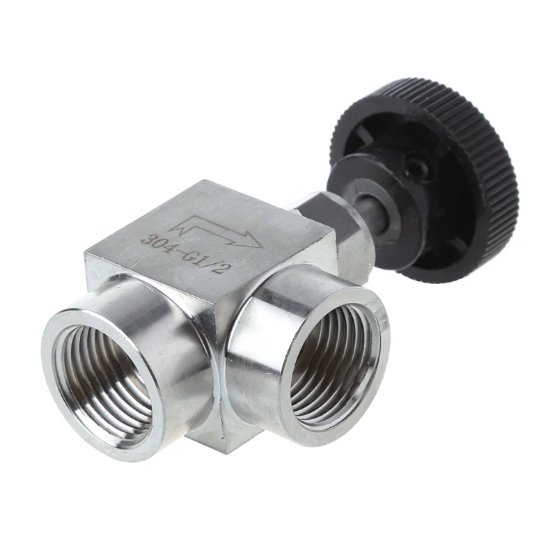 1/2" BSP Equal Female Thread 304 Stainless Steel Flow Control Shut Off Needle Valve
1/2" BSP Equal Female Thread 304 Stainless Steel Flow Control Shut Off Needle Valve