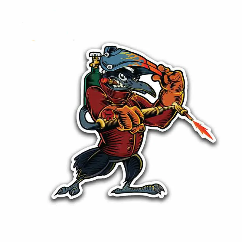 Interesting Welder Helmet Bird Car Stickers Motorcycle Decals KK Vinyl Cover Scratches Waterproof PVC 13cm X 12.2cm
Interesting Welder Helmet Bird Car Stickers Motorcycle Decals KK Vinyl Cover Scratches Waterproof PVC 13cm X 12.2cm