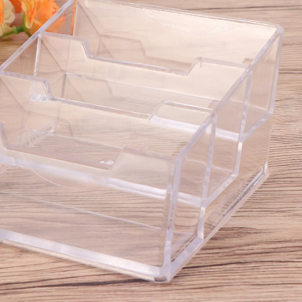 Acrylic Business Holder School Office Desktop Supplies Business Case Stationery (Three Slots)
Acrylic Business Holder School Office Desktop Supplies Business Case Stationery (Three Slots)