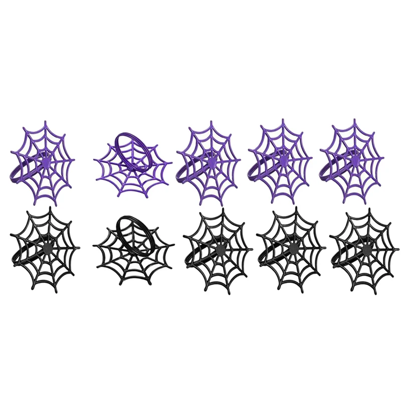 10 Pieces Halloween Spider Web Napkin Rings Set,for Halloween Costume Theme Party Supplies,Accessories,Table Decorations
10 Pieces Halloween Spider Web Napkin Rings Set,for Halloween Costume Theme Party Supplies,Accessories,Table Decorations