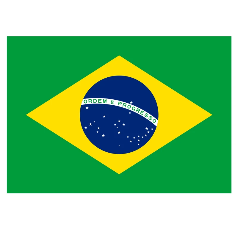 

150x90 cm Brazil Flag 3x5ft Flying Banner 100D Polyester National Flag Decoration, free shipping