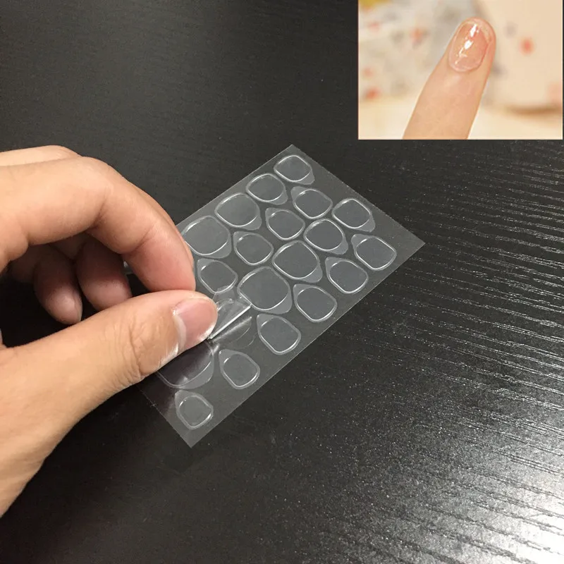 Double Sided Adhesive Glue 10 Sheet/Lot Top Transparent Clear Sticker Sticky Tape for False Nail Tips Nail Art Tools 240pcs
Double Sided Adhesive Glue 10 Sheet/Lot Top Transparent Clear Sticker Sticky Tape for False Nail Tips Nail Art Tools 240pcs