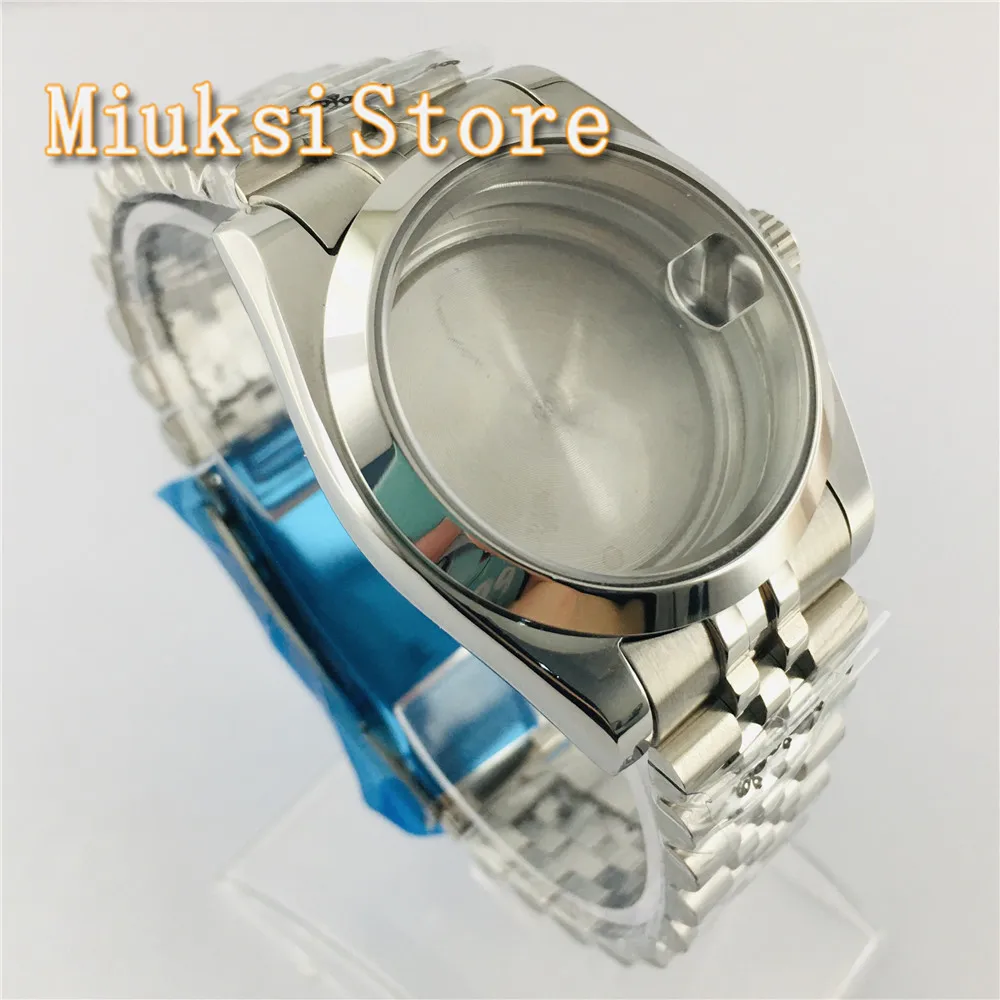 36mm/40mm sapphire glass silver case bracelet fit NH35 NH36 ETA2836 Miyota 8205 8215 821A DG2813 3804 movement
36mm/40mm sapphire glass silver case bracelet fit NH35 NH36 ETA2836 Miyota 8205 8215 821A DG2813 3804 movement