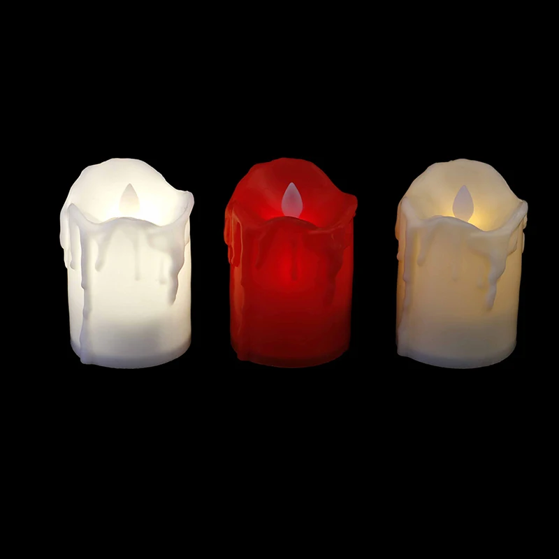 Фото Светодиодный Батарея приведенный в действие светодиодный лампы форме свечи