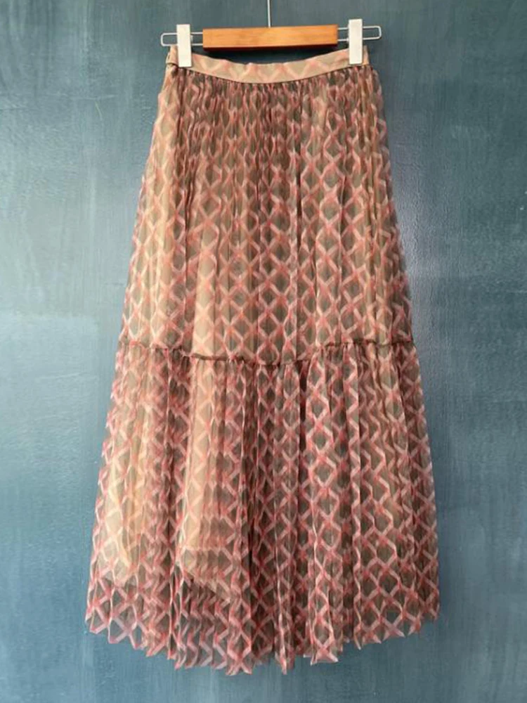 21 spring and summer plaid gauze pleated pleated high-waisted big hem and thin fairy skirt mid-length skirt skirt
21 spring and summer plaid gauze pleated pleated high-waisted big hem and thin fairy skirt mid-length skirt skirt
