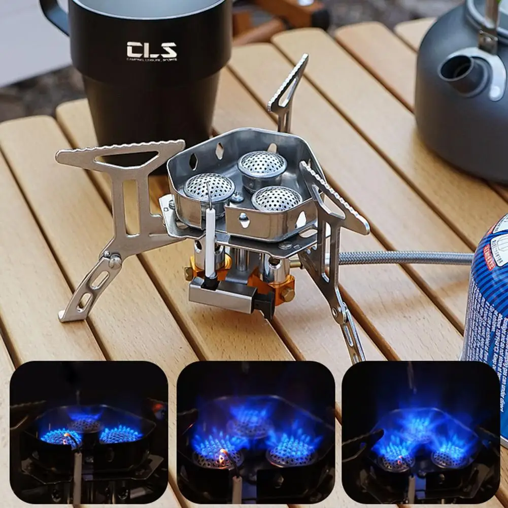 5800W Portable 3-burners Stoves Camp Picnic Tent Travel Gas Furnace Folding Camping Gas Stove Windproof Outdoor Gas Burner
5800W Portable 3-burners Stoves Camp Picnic Tent Travel Gas Furnace Folding Camping Gas Stove Windproof Outdoor Gas Burner
