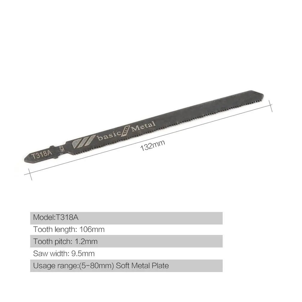 5Pcs/set T318A Saw Blade Hacksaw Jig Saw Blade Set Reciprocating Curve Saw Blade For Hard Metal Saw Cutting Tool
5Pcs/set T318A Saw Blade Hacksaw Jig Saw Blade Set Reciprocating Curve Saw Blade For Hard Metal Saw Cutting Tool