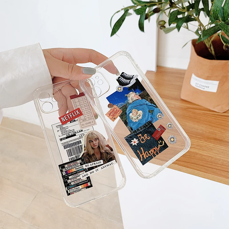 Girls Cute Label Phone Case For iPhone 12 Mini 11 Pro Max For iPhone X XS MAX XR 7 8 6S 6PLUS SE 2020 Transparent Soft TPU Cases
Girls Cute Label Phone Case For iPhone 12 Mini 11 Pro Max For iPhone X XS MAX XR 7 8 6S 6PLUS SE 2020 Transparent Soft TPU Cases