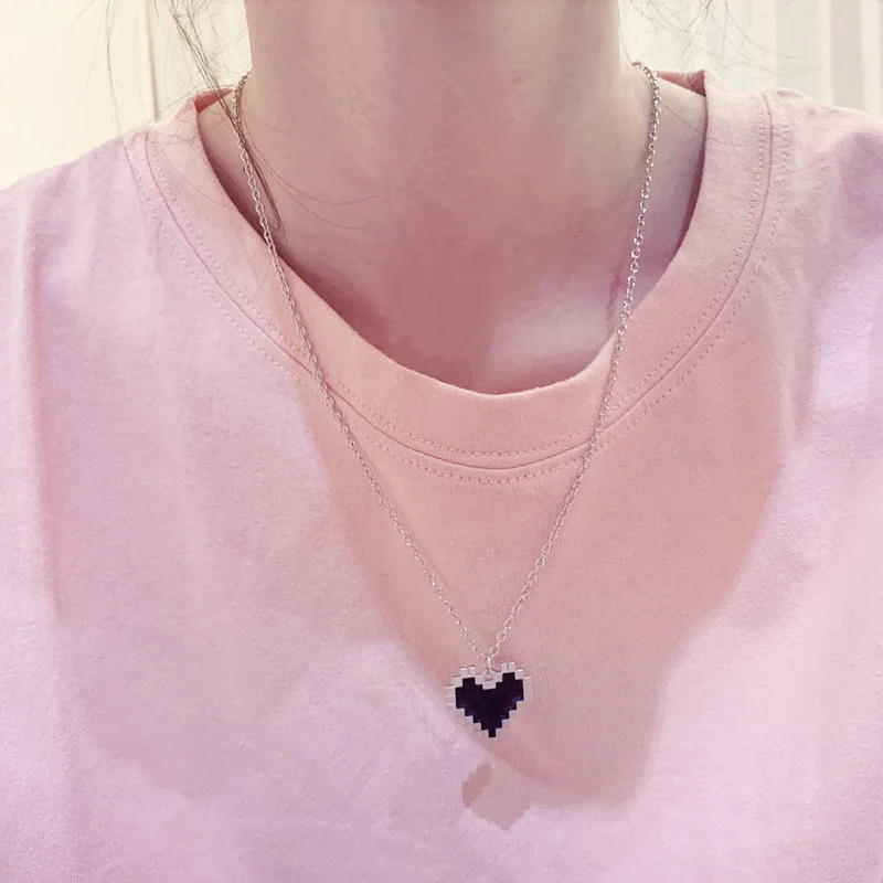 INS Popular Mosaic Loving Necklace Trendy Cool Simple Pendant Necklace Creativity Clavicle Chain Hip-hop Style IndividualJewelry
INS Popular Mosaic Loving Necklace Trendy Cool Simple Pendant Necklace Creativity Clavicle Chain Hip-hop Style IndividualJewelry