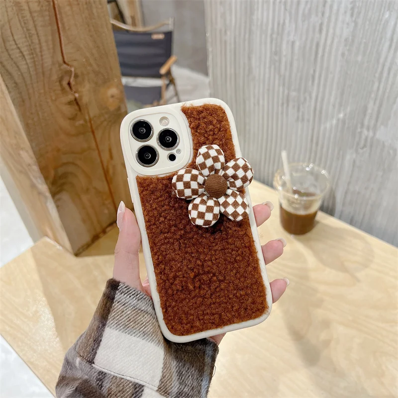 Hot Luxury Warm Cute 3D Flower Plush Phone Cases For iphone 13 12 Pro 11 XS Max XR 7 8 Plus X Lovely Floral Fluffy Back Cover
Hot Luxury Warm Cute 3D Flower Plush Phone Cases For iphone 13 12 Pro 11 XS Max XR 7 8 Plus X Lovely Floral Fluffy Back Cover