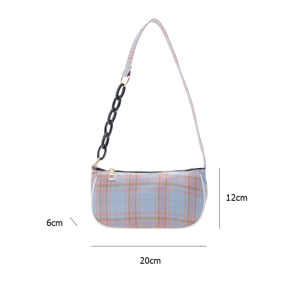 Women Plaid Print Handbag Shoulder Totes Underarm Handle Bag Chain Clutch Bags For Women 2021 New Fashion b
Women Plaid Print Handbag Shoulder Totes Underarm Handle Bag Chain Clutch Bags For Women 2021 New Fashion b