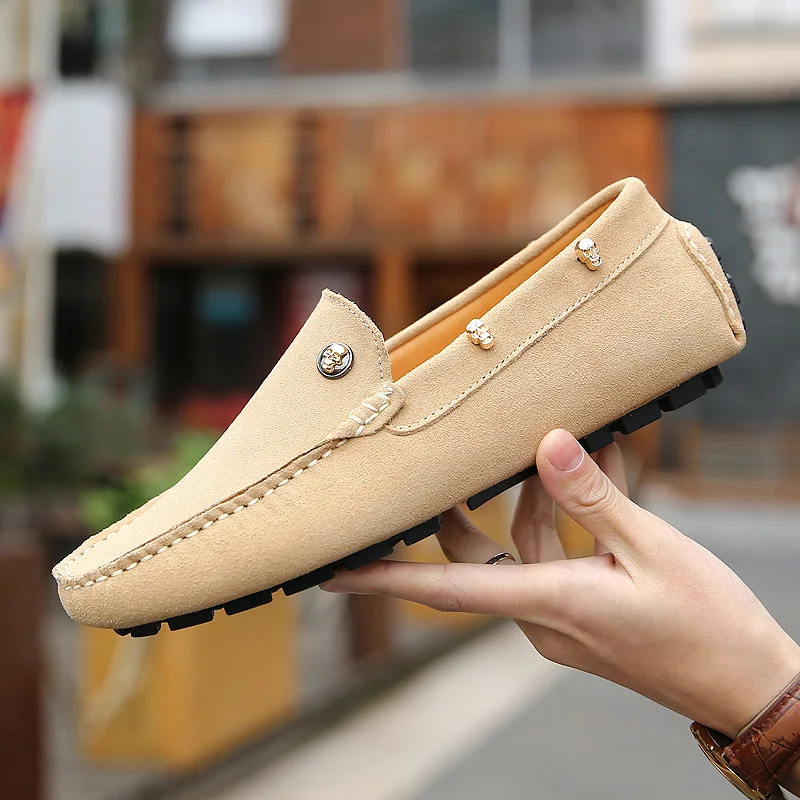 Men's Leather Loafers Fashion Hand Stitched Slip-On Shoes Moccasins Trend Casual Flat Shoes British Design Men Driving Shoes
Men's Leather Loafers Fashion Hand Stitched Slip-On Shoes Moccasins Trend Casual Flat Shoes British Design Men Driving Shoes