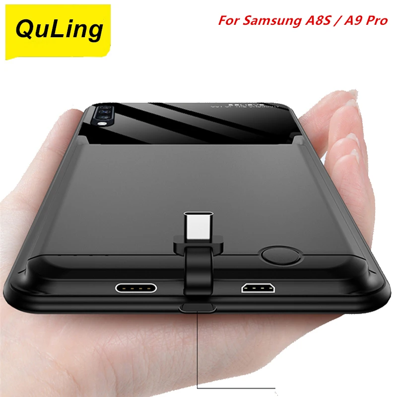 QuLing 10000 Mah For Samsung Galaxy A8S Battery Case A9 Pro Battery Charger Bank Power Case For Samsung A9 Pro Battery Case
QuLing 10000 Mah For Samsung Galaxy A8S Battery Case A9 Pro Battery Charger Bank Power Case For Samsung A9 Pro Battery Case