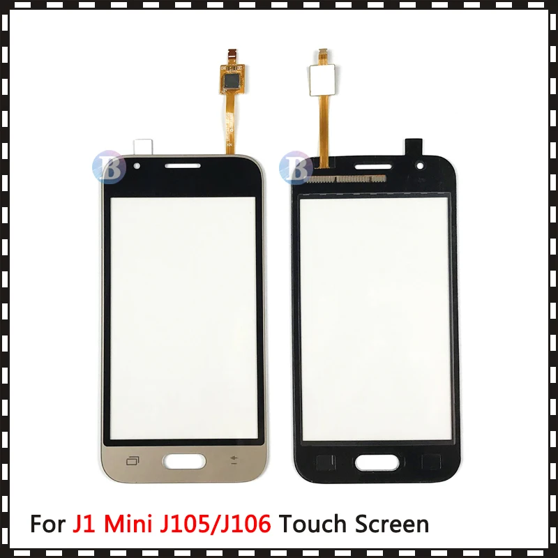 10 шт./лот сенсорный экран для Samsung Galaxy J1 Mini SM J105F J105 и J106 дигитайзер панель