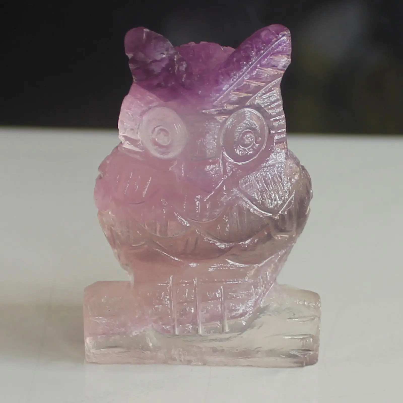 Фигурка Совы из драгоценных камней, ручная резьба, флюоритовая, Хрустальная
Фигурка Совы из драгоценных камней, ручная резьба, флюоритовая, Хрустальная