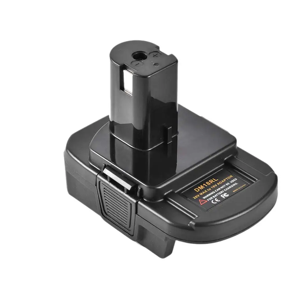 DM18RL адаптер для Ryobi 18 в аккумулятора конвертер инструменты с USB портом Dewalt 20 Milwaukee