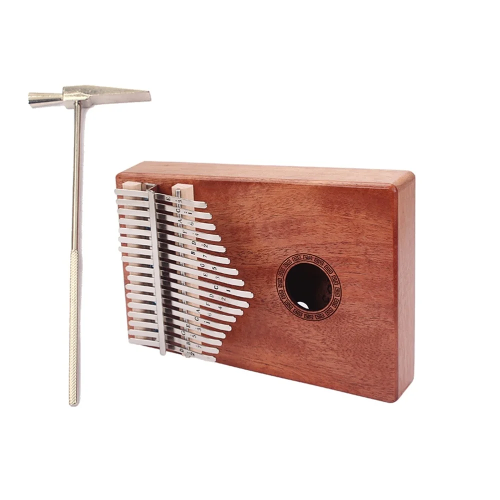 XA04 Mahogany 17 Keys Tone Kalimba Acoustic Professional Finger Thumb Piano Kit African Mbira Thumb Piano with Tuning Hammer ( 
XA04 Mahogany 17 Keys Tone Kalimba Acoustic Professional Finger Thumb Piano Kit African Mbira Thumb Piano with Tuning Hammer (