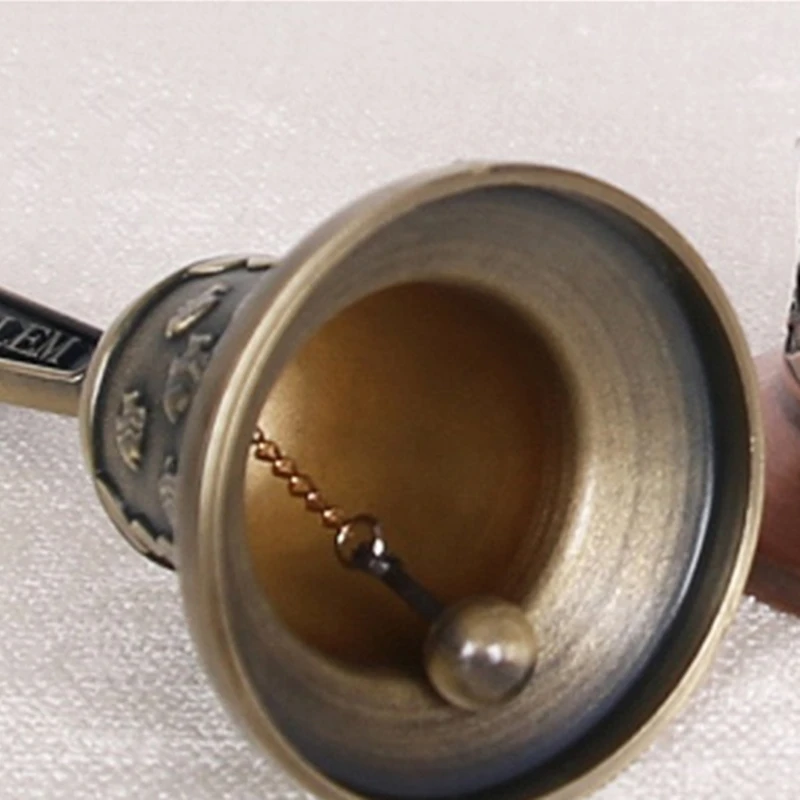 Handbell Bell Alloy Crafts Qingguhong European Retro Restaurant pass Dishes Class Bell pet Training Bell home Wedding Decoration
Handbell Bell Alloy Crafts Qingguhong European Retro Restaurant pass Dishes Class Bell pet Training Bell home Wedding Decoration