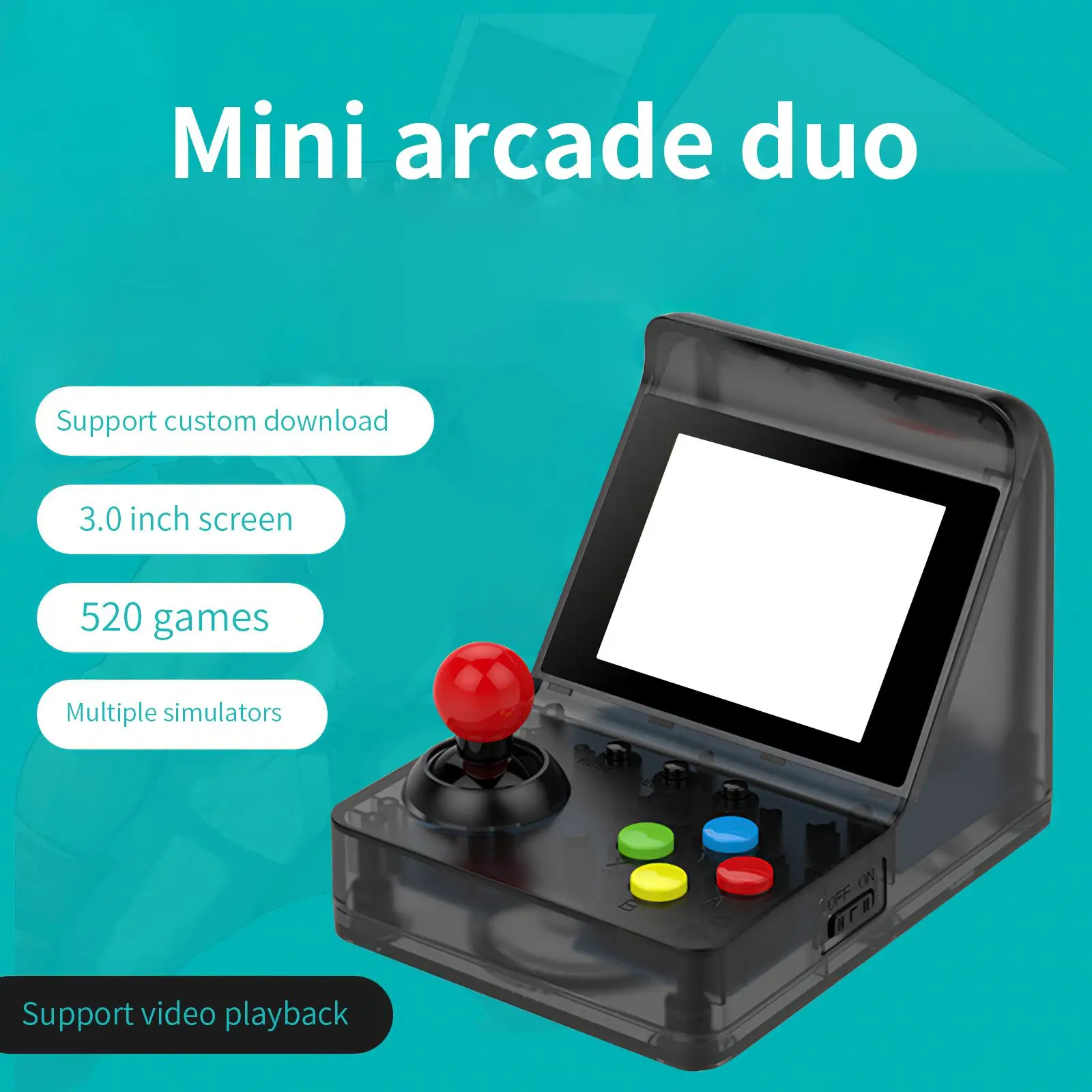 Video Game Console Joystick Rocker Arcade Adjustable Dual-People TF Card Rechargeable Multifunctional 3D Game Joystick Arcade
Video Game Console Joystick Rocker Arcade Adjustable Dual-People TF Card Rechargeable Multifunctional 3D Game Joystick Arcade