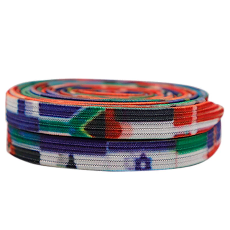 Weiou Lace 6MM Colored Elastic Canvas Sporting Lacet Trendy Personality Draw Cordon Flag Pattern Heat Transfer Printing Shoelace
Weiou Lace 6MM Colored Elastic Canvas Sporting Lacet Trendy Personality Draw Cordon Flag Pattern Heat Transfer Printing Shoelace
