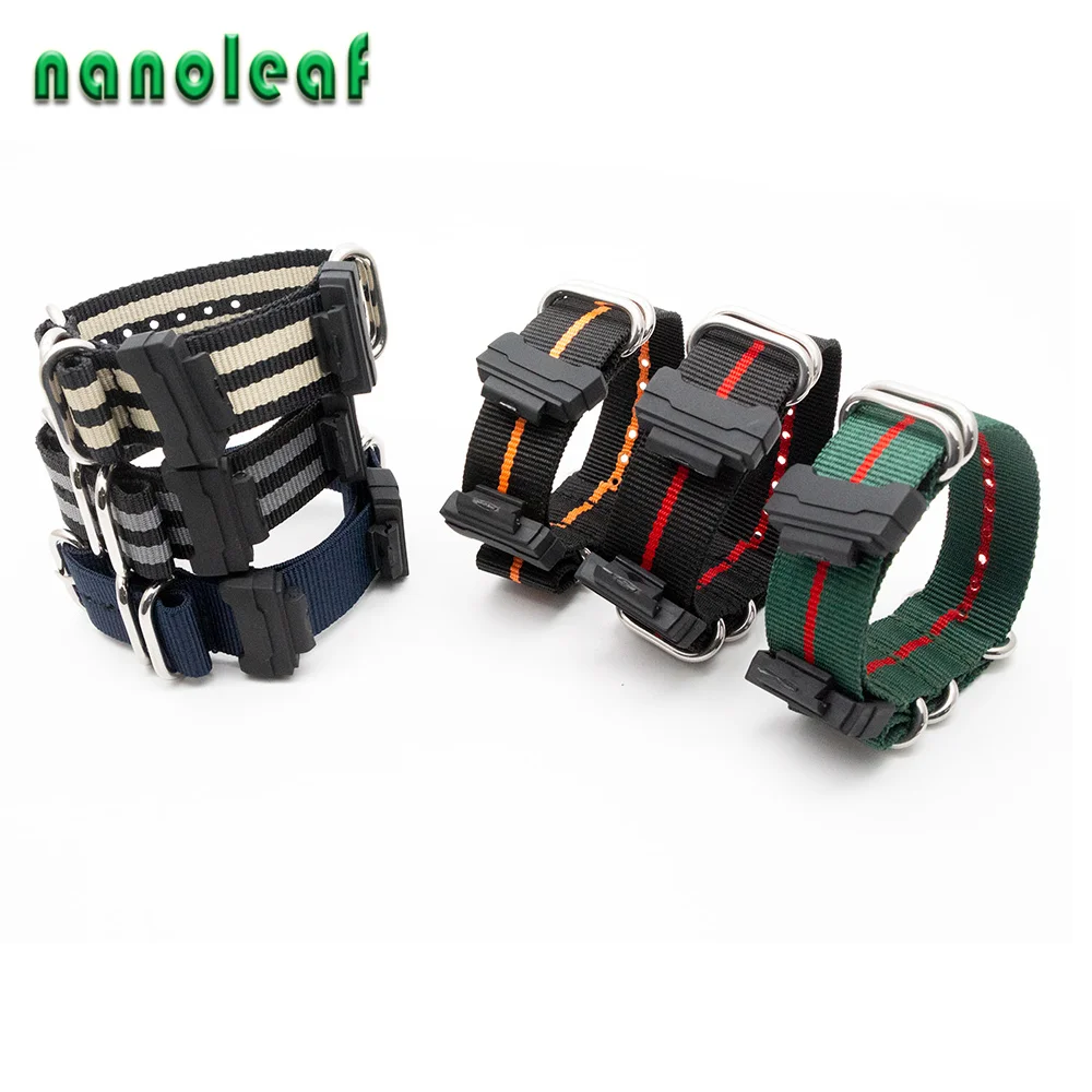 Nylon Bracelet Watch Accessories For Casio G-Shock Strap Man Replacement Bracelet Canvas Wrist Watchband
Nylon Bracelet Watch Accessories For Casio G-Shock Strap Man Replacement Bracelet Canvas Wrist Watchband