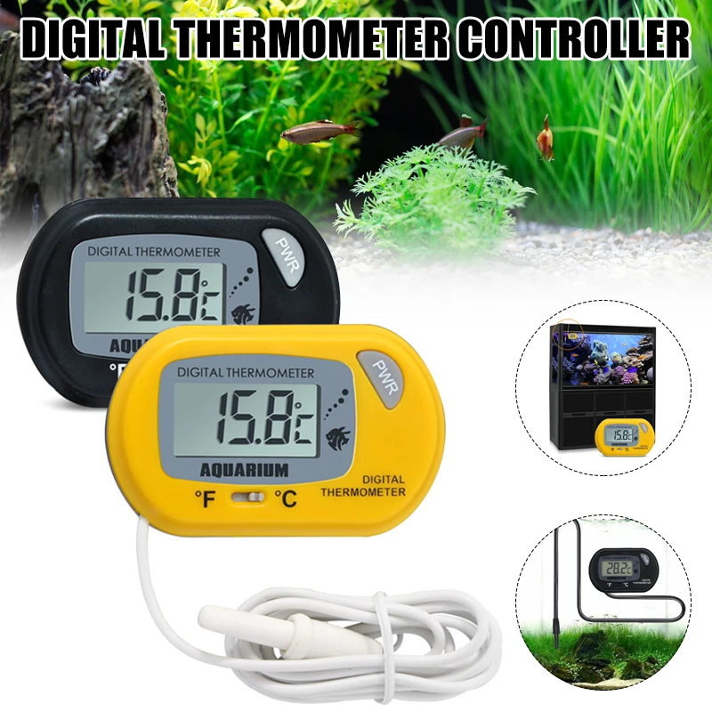 Аквариумный термометр с ЖК дисплеем точный измерительный прибор для аквариума
