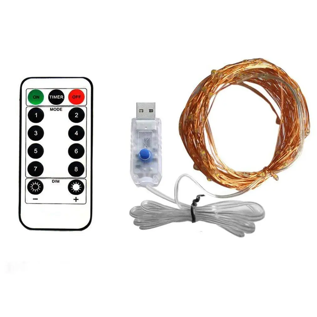 USB LED String Light Remote Control 5M/10M 50/100LED Fairy String Light 20M Copper Wire for Wedding Christmas Holiday Decor lamp
USB LED String Light Remote Control 5M/10M 50/100LED Fairy String Light 20M Copper Wire for Wedding Christmas Holiday Decor lamp