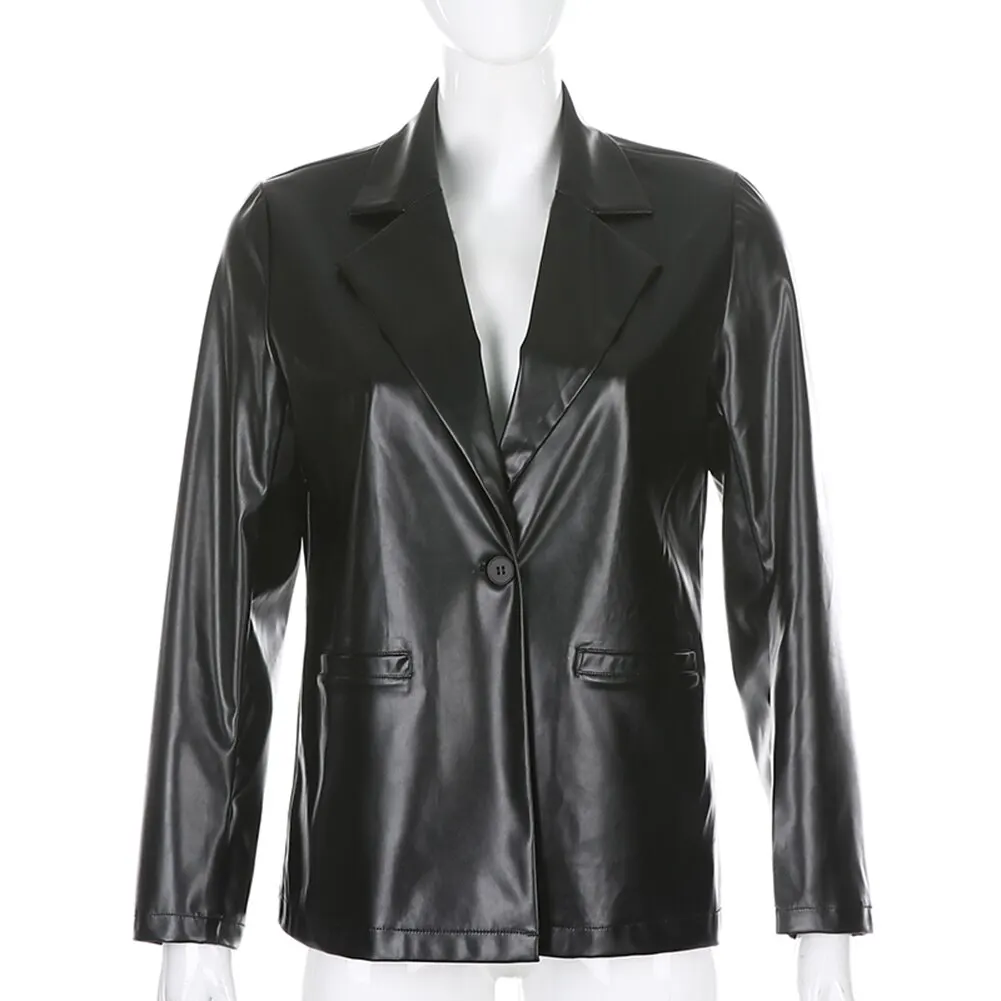 PU women leather jacket autumn coat 2020 streetwear black women Jacket y2k esthetic gothic vintage 90s outfits
PU women leather jacket autumn coat 2020 streetwear black women Jacket y2k esthetic gothic vintage 90s outfits
