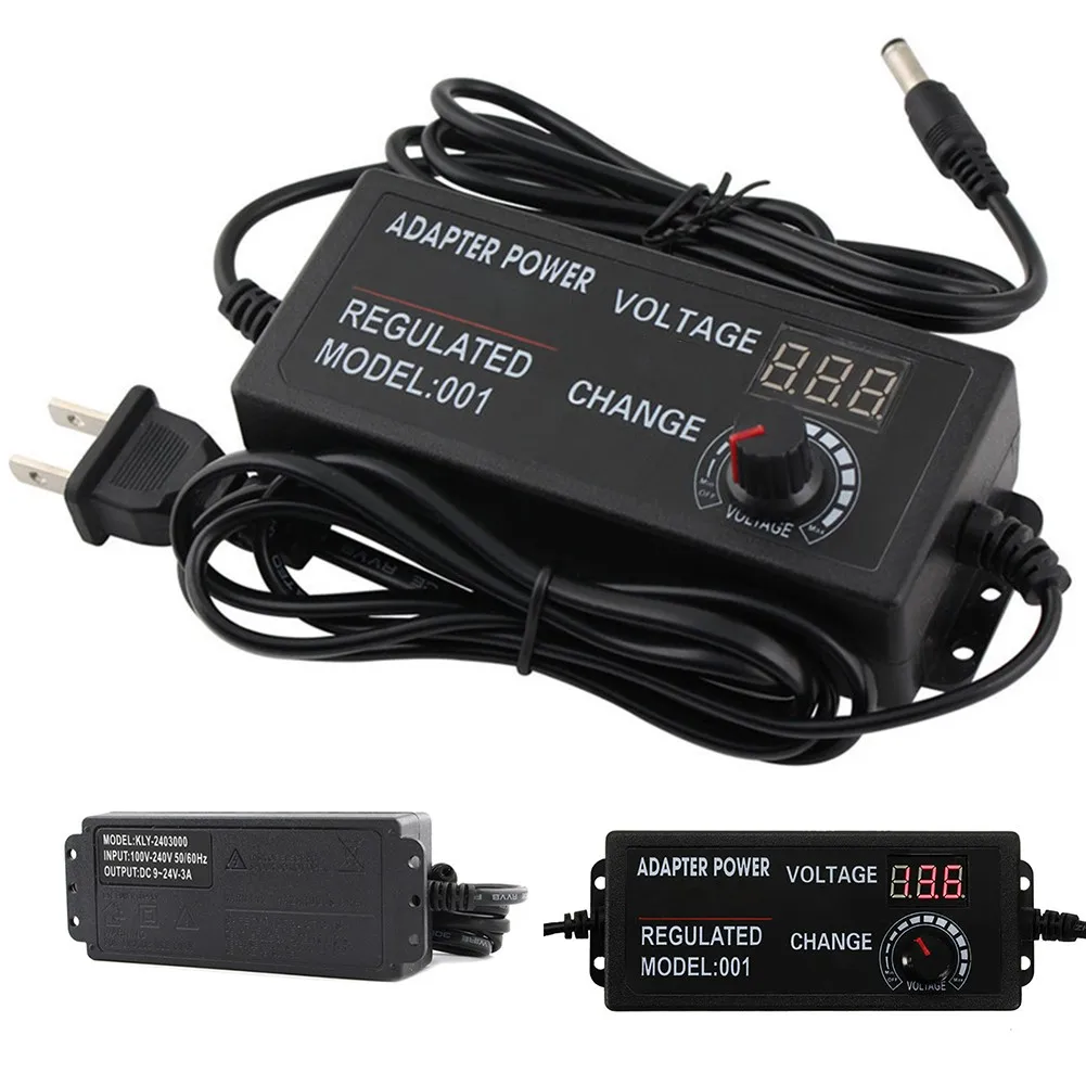 9-24V 3A Adjustable AC To DC Power Supply Adapter Digital Display Universal 220V To 12V Volt Adapter Voltage Regulater
9-24V 3A Adjustable AC To DC Power Supply Adapter Digital Display Universal 220V To 12V Volt Adapter Voltage Regulater