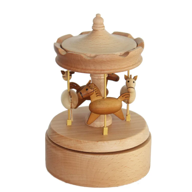 Wind Up Wooden Horse Roundabout Carousel Musical Box Kid Birthday Christmas Gif Handmade Music Box
Wind Up Wooden Horse Roundabout Carousel Musical Box Kid Birthday Christmas Gif Handmade Music Box