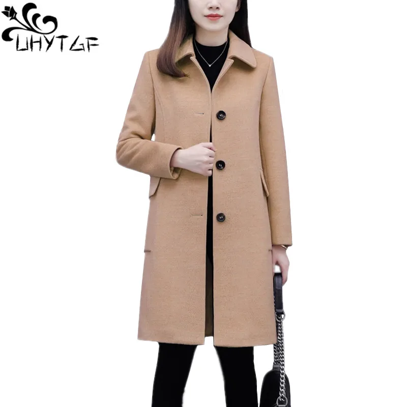 Модная женская зимняя куртка UHYTGF 4XL, верхняя одежда, корейское однобортное шерстяное Женское пальто, зимняя теплая куртка для женщин 696
Модная женская зимняя куртка UHYTGF 4XL, верхняя одежда, корейское однобортное шерстяное Женское пальто, зимняя теплая куртка для женщин 696