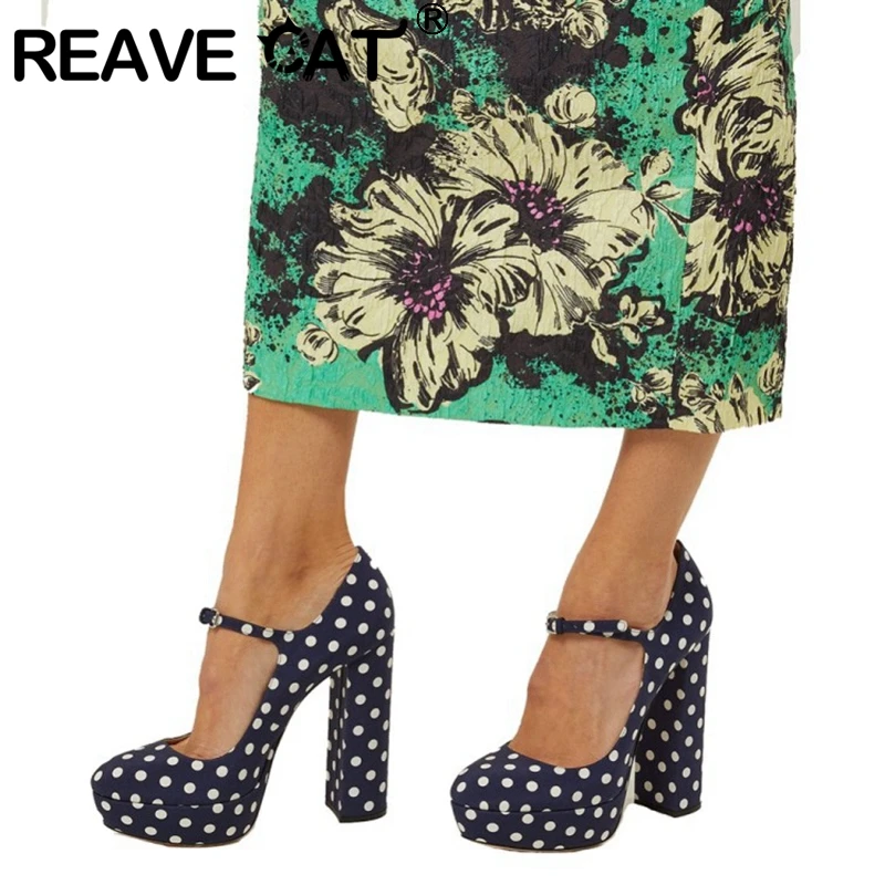 Женские свадебные туфли REAVE CAT, новые милые туфли-лодочки с круглым носком на очень высоком каблуке 16 см, Туфли Мэри Джейн большого размера с ...
Женские свадебные туфли REAVE CAT, новые милые туфли-лодочки с круглым носком на очень высоком каблуке 16 см, Туфли Мэри Джейн большого размера с ...
