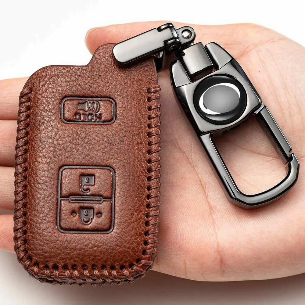 Genuine Leather Smart Car Key Fob Case Cover Holder Shell Keychain Accessories For Toyota 4Runner Tacoma Rav4 Prius Land Cruiser
Genuine Leather Smart Car Key Fob Case Cover Holder Shell Keychain Accessories For Toyota 4Runner Tacoma Rav4 Prius Land Cruiser