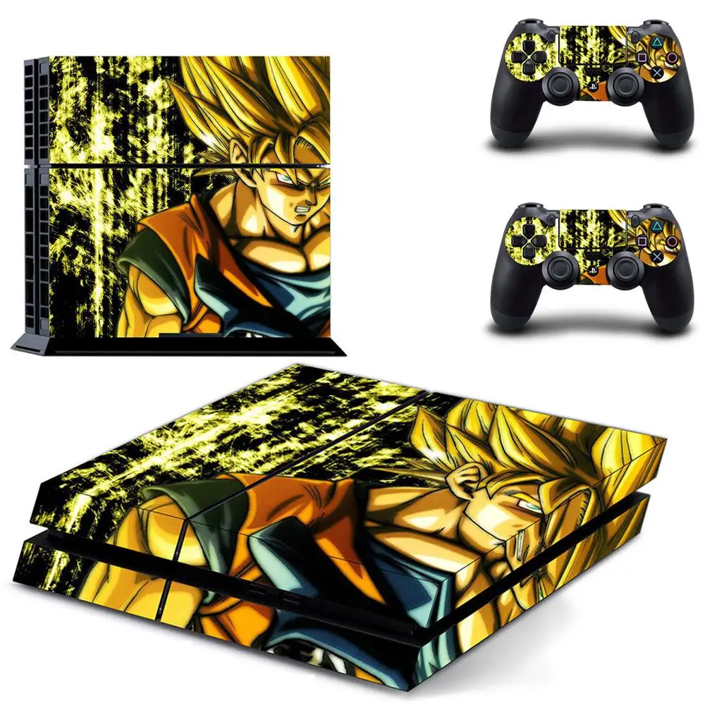 Виниловый геймпад Dragon Ball Super чехол для игры PS4 PlayStation 4 и 2 геймпада|Наклейки| |