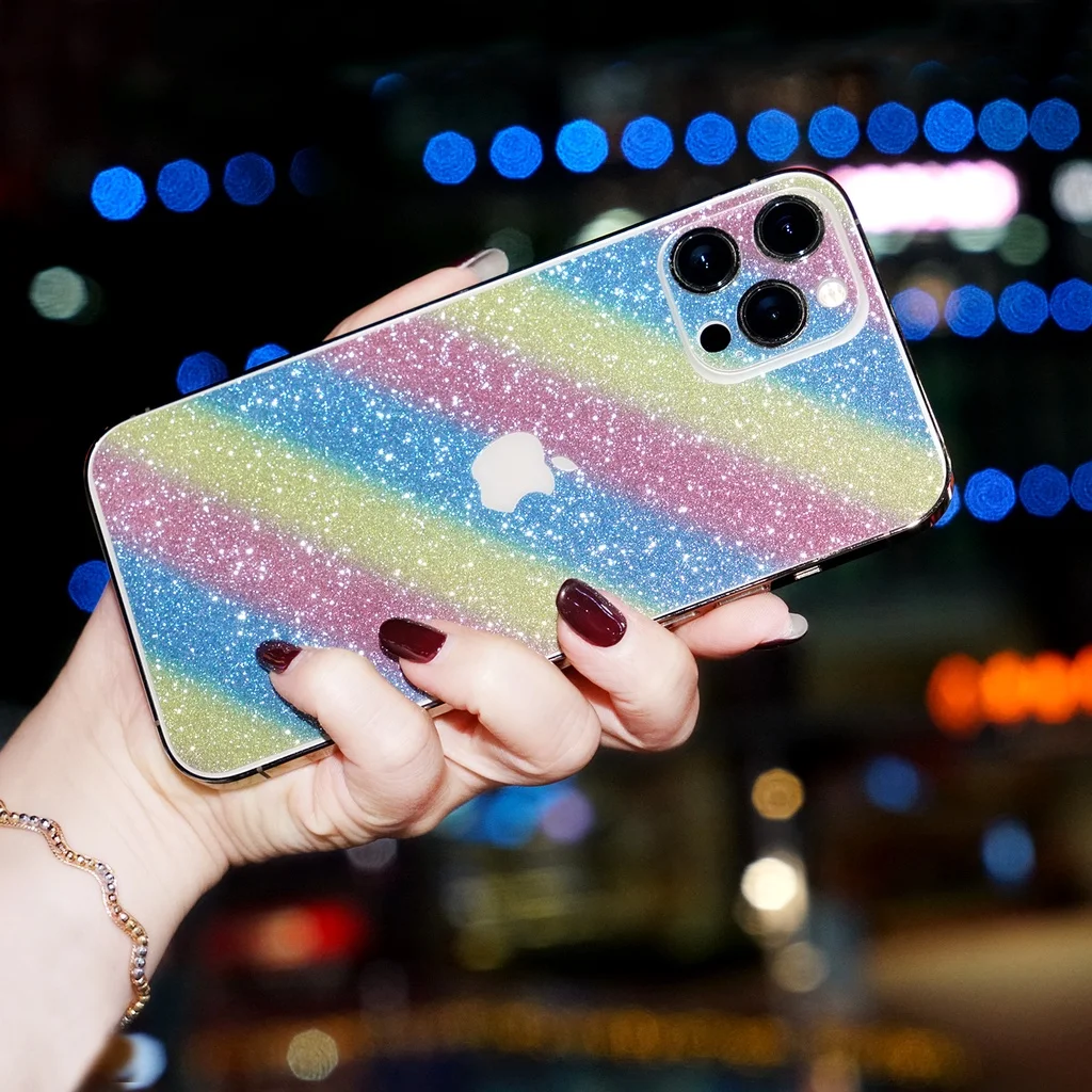 Luxury Glitter Front+Back Decorative Film For iPhone XR X XS iPhone 7 8 6 Plus Protector Back Stickers
Luxury Glitter Front+Back Decorative Film For iPhone XR X XS iPhone 7 8 6 Plus Protector Back Stickers
