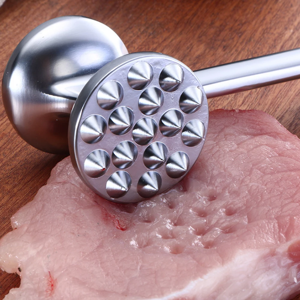 Zinc Alloy Meat Hammer Meat Loose Hammer Pork Chop Steak Hammer Flesh Floss Tender Meat Hammer Creative Kitchen Tools 
Zinc Alloy Meat Hammer Meat Loose Hammer Pork Chop Steak Hammer Flesh Floss Tender Meat Hammer Creative Kitchen Tools