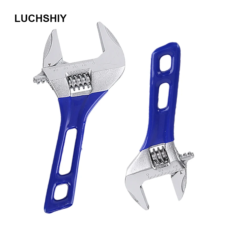 LUCHSHIY Ajustable Wrench Chrome Vanadium Steel Universal Spanner Nut Key Hand Tools Bathroom Pipe Wrench Plumbing Repair Tool
LUCHSHIY Ajustable Wrench Chrome Vanadium Steel Universal Spanner Nut Key Hand Tools Bathroom Pipe Wrench Plumbing Repair Tool