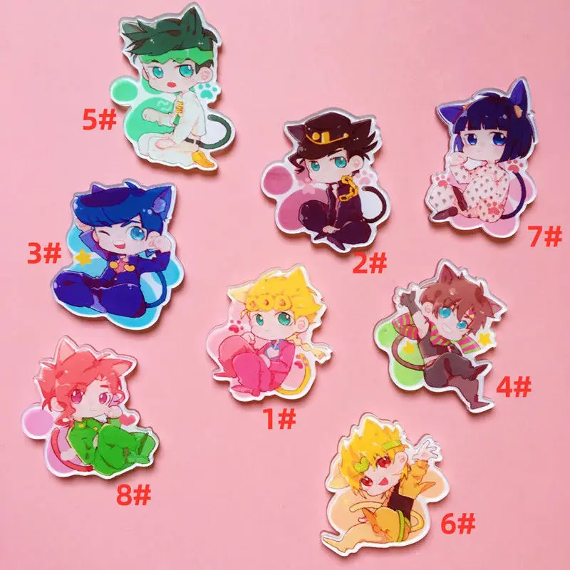 Anime JoJos Bizarre Adventure Brooch Pins Acrylic Schoolbag Giovanna Noriaki Icon Collect Backpacks Bag Button Badges Gift
Anime JoJos Bizarre Adventure Brooch Pins Acrylic Schoolbag Giovanna Noriaki Icon Collect Backpacks Bag Button Badges Gift