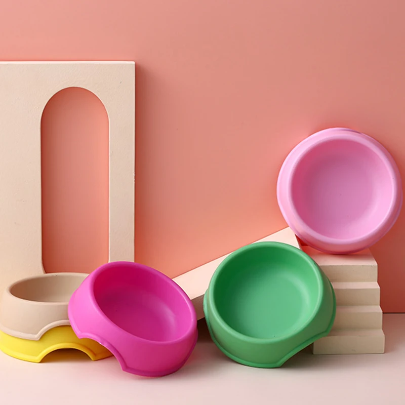 Puppy Dish Feeder Plastic Bowls Cat Feeding Food Bowls Pet Dog Bowls Water Drinking Pet Feeding Supplies 14*4CM Random Color 
Puppy Dish Feeder Plastic Bowls Cat Feeding Food Bowls Pet Dog Bowls Water Drinking Pet Feeding Supplies 14*4CM Random Color