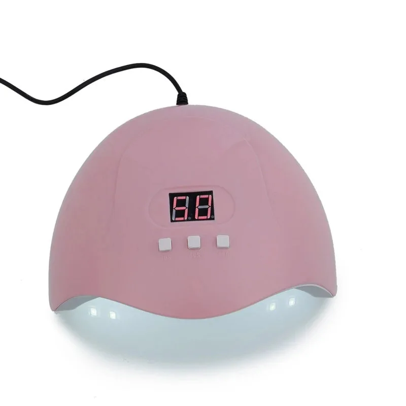 Pink UV LED Nail Lamp 54w Professional Dryer Gel Polish Light for Fingernail Toenail can CSV | Красота и здоровье