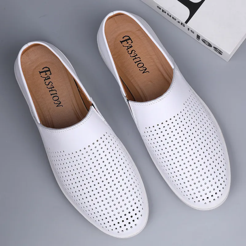 Shoes Trend High Quality Designer Men's Shoes Fashion Office Business Casual Leather Slippers Men New 2021 Low Cut Gentleman
Shoes Trend High Quality Designer Men's Shoes Fashion Office Business Casual Leather Slippers Men New 2021 Low Cut Gentleman