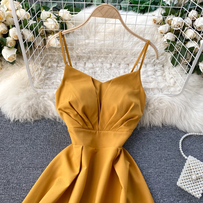 Summer Sexy Midi Dress Women Slim Backless A Line V Neck Party Dresses Vestidos De Mujer Ladies French Beach Bandage Long Robe
Summer Sexy Midi Dress Women Slim Backless A Line V Neck Party Dresses Vestidos De Mujer Ladies French Beach Bandage Long Robe