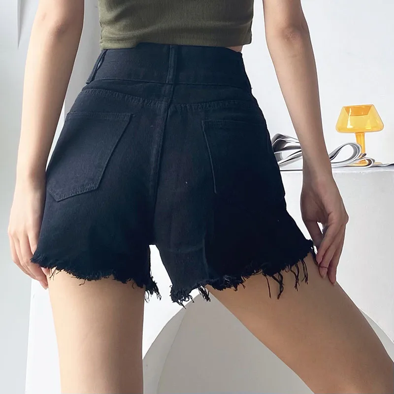ZHISILAO High Waist A-line Denim Shorts Women with Belt Vintage Hole Ripped Sexy Short Jeans Femme Summer 2021 Wide Leg Shorts
ZHISILAO High Waist A-line Denim Shorts Women with Belt Vintage Hole Ripped Sexy Short Jeans Femme Summer 2021 Wide Leg Shorts