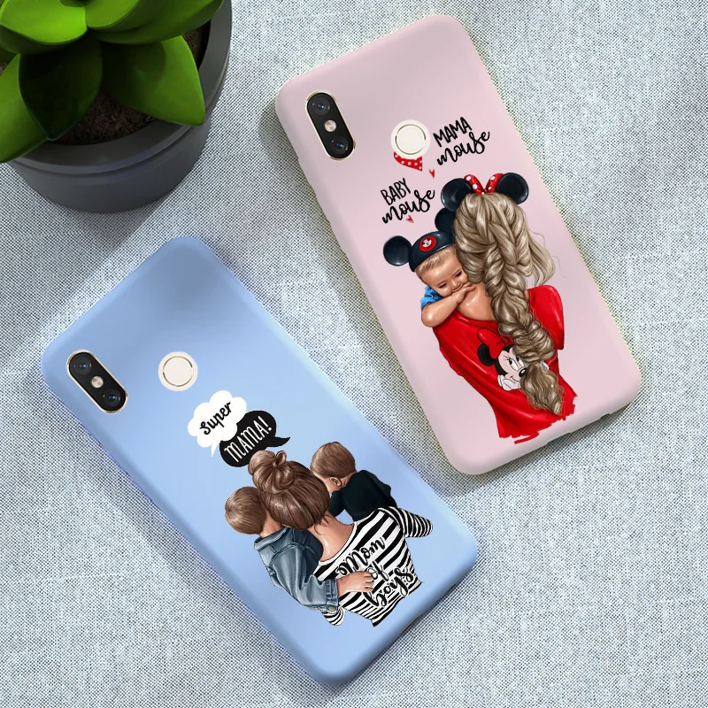 Чехол для телефона Super Mama Girls Mom Baby Xiaomi Redmi Note 8 PRO 7 6 5 силиконовый чехол 8A 7A 6A 5A Plus