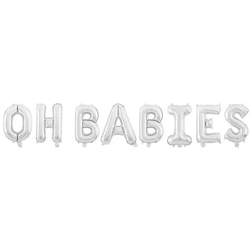 OH BABIES 16inch number balloons OH BABY Gender Reveal Letter Foil Balloons Baby Shower Favors Birthday Party Supply Decorations
OH BABIES 16inch number balloons OH BABY Gender Reveal Letter Foil Balloons Baby Shower Favors Birthday Party Supply Decorations