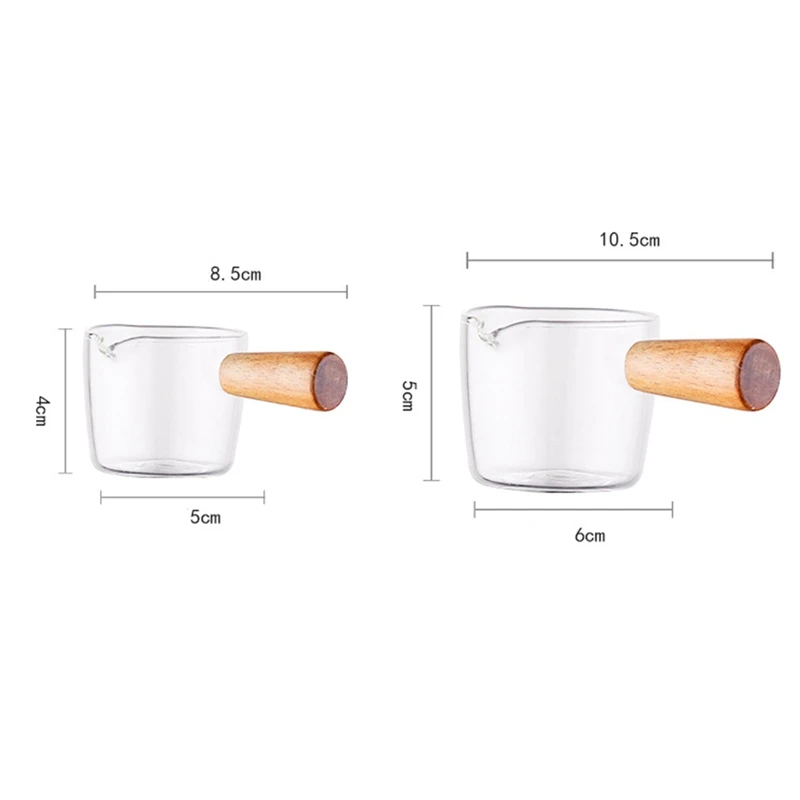 2-Piece Set Mini Milk Cup Sauce Dish Multi-Functional Taste Dish Coffee Glass Sauce Vinegar Snack Plate Tablewares
2-Piece Set Mini Milk Cup Sauce Dish Multi-Functional Taste Dish Coffee Glass Sauce Vinegar Snack Plate Tablewares