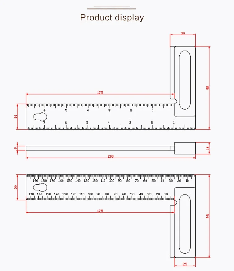 851 Square ruler 200MM 90 Degree Square Hole Positioning Metric Scriber wood metal rectangular positioning Measuring Ruler Tool
851 Square ruler 200MM 90 Degree Square Hole Positioning Metric Scriber wood metal rectangular positioning Measuring Ruler Tool