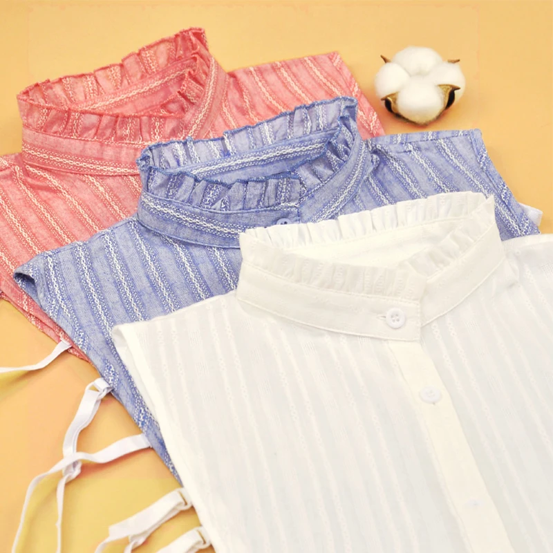 Stand Fake Collar Shirt Cotton White Detachable Collar Fake Women Vintage Ladies False Blouse Collar Lapel Half Shirt Neckwear
Stand Fake Collar Shirt Cotton White Detachable Collar Fake Women Vintage Ladies False Blouse Collar Lapel Half Shirt Neckwear