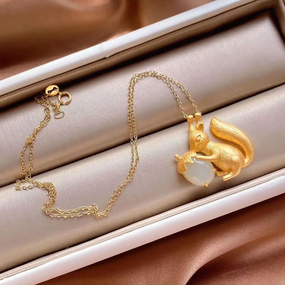 Little Squirrels Pendant Birth Year Female Rat Year Pendant Sterling Silver Ornament for Girlfriend Girlfriends Girl's Birthday
Little Squirrels Pendant Birth Year Female Rat Year Pendant Sterling Silver Ornament for Girlfriend Girlfriends Girl's Birthday